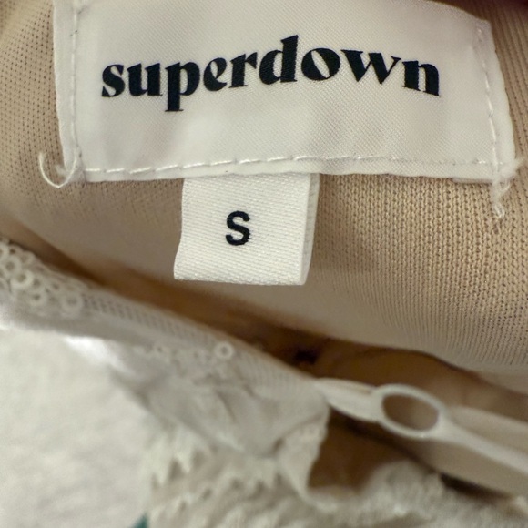 Superdown Superdown Tiff White Sequin Mini Dress Size Small - Picture 3 of 4